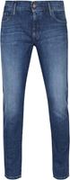 Alberto Slim Organic Denim Dark Blue