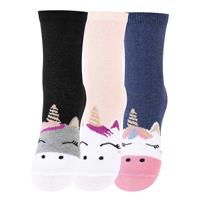 Cotton Prime 6 Paar Kinder Socken - Einhorn Socken für Mädchen bunt Mädchen 