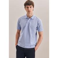 Seidensticker Polo-Shirt Kragen Regular   Uni Poloshirts blau Herren 
