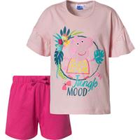 Peppa Pig Set T-Shirt + Shorts für Mädchen rosa Mädchen 