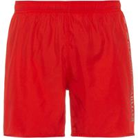 Emporio Armani EA7 Extended Logo Swim Shorts, Rood