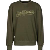 New era Sweater San Francisco Heritage Script Sweatshirts oliv Herren 