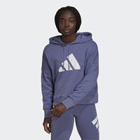 adidas Hoodie 3 BAR Kordelzug,Reißverschluss-Tasche Damen, orbit violet, S