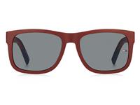 Tommy Hilfiger Sonnenbrille 0001/s Unisex Cat.3 Nylon Rot/grau