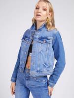 Guess übergangsjacke Jeansjacken blau Damen 