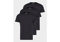 Lacoste Herren-Rundhals-Shirt aus Baumwolle im 3er-Pack - Schwarz 