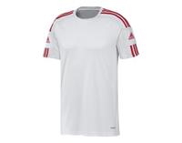 adidas Squadra 21 Fußballtrikot Herren, weiß / rot, XXL (60-62 EU)
