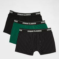 urbanclassics Urban Classics Männer Boxershorts Organic 3-Pack in schwarz
