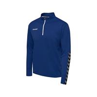 Hummel Trainingsshirt Authentic 1/2 Zip - Blauw/Wit