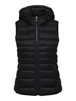 Only Weste Onlnewtahoe Hood Waistcoat für Damen, Black