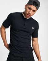 fredperry Fred Perry - Bomber Collar Pique Black - Polos