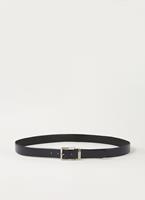 men's adjustable length reversible leather riem