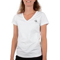 Calvin Klein Jeans V-Shirt »MONOGRAM SLIM V-NECK TEE« mit CK Monogramm Logo & Calvin Klein Jeans Schriftzug