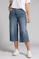 Studio Untold Grote Maten jeans culotte, Dames, blauw, 