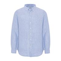 COLORADO DENIM Men Linen Shirt, Regular Fit Langarmhemden hellblau Herren 