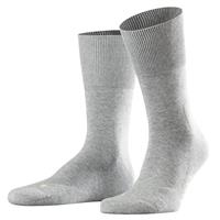 Falke Run Socken, geformte Fußspitze, verstärkte Belastungszonen, für Herren, hellgrau