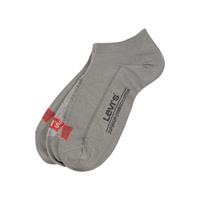 Levi's LEVIS LEVI´S Unisex 3er Pack Sportsocken - Low Cut BATWING, Logo, einfarbig Socken grau 