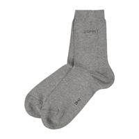 ESPRIT 2er Pack Uni Socks  2-pack Socken hellgrau Damen 