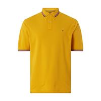 Tommy Hilfiger: Poloshirt mit Zierstreifen, kurzarm Gelb