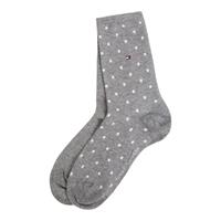 Tommy Hilfiger Dot Socken, Baumwolle, 2er-Pack, für Damen, grau meliert