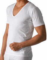 Mey Dry Cotton V-Ausschnitt T-Shirt Weiß