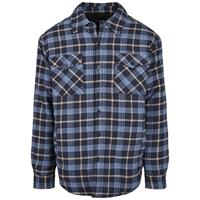 Poederbaas Flanel Jacket Donkerblauw/Zwart