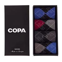 Sportus.nl COPA Football - Argyle Football Pitch Casual Sokken Box Set