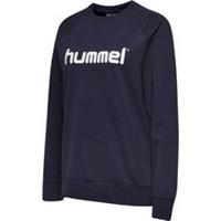 Hummel Go Cotton Logo Sweatshirt - Navy Dames