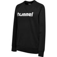 Hummel Go Cotton Logo Sweatshirt - Zwart Dames