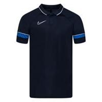 Nike Dry Academy 21 SS Polo blau/weiss Größe M