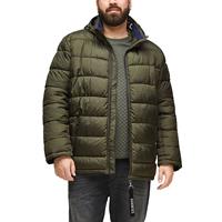 S.Oliver Steppjacke mit Kapuze Outdoorjacken olive Herren 