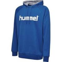 Hummel Go Cotton Logo Hoodie - Blauw
