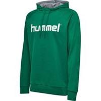 Hummel Go Cotton Logo Hoodie - Groen