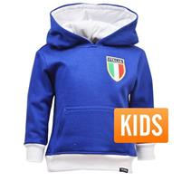 Sportus.nl TOFFS - Italië Kinderen Hooded Sweater - Blauw/ Wit