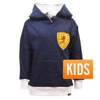 Sportus.nl TOFFS - Schotland Kinderen Hooded Sweater - Navy/ Wit