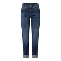 Mac Jeans, 5-Pocket, Straight Fit, Reißverschluss, für Damen, Blau