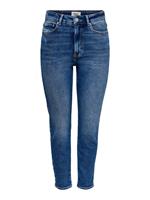 Only Onlemily Life Ankle Straight Fit Jeans Dames Blauw