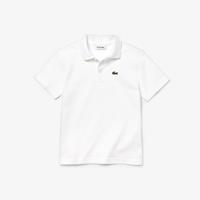 Lacoste Jungen  Sport Tennis Poloshirt mit Colorblocks - Weiß 