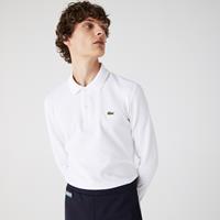 Lacoste Slim Fit Herren-Poloshirt aus Petit Piqué - Weiß 