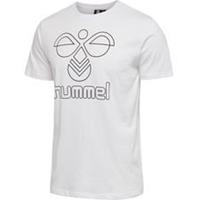 Hummel T-Shirt mit Rundhalsausschnitt, WHITE, S
