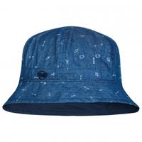 Buff bucket hat junior polyester blauw one size