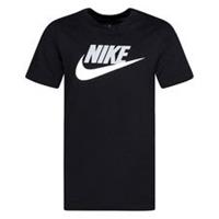 NIKE Sportswear Baumwoll T-Shirt Kinder black/lt smoke grey XL (- cm)