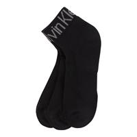 Calvin Klein Herren Quarter Socken, 3er Pack - Kurzsocken Welt, One Size Socken schwarz Herren 