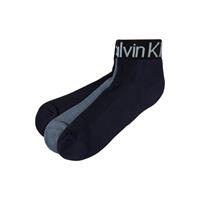 Calvin Klein Herren Quarter Socken, 3er Pack - Kurzsocken Welt, One Size Socken blau Herren 