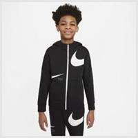 Nike Sportswear Swoosh Fleece-Hoodie mit durchgehendem Reißverschluss für ältere Kinder (Jungen)