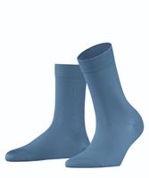 Falke Cotton Touch Socken, Knit Casual, Basic, für Damen, blau