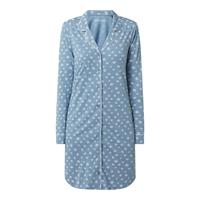 Schiesser Langarm-Schlafshirt, 90cm, für Damen, hellblau