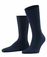 Falke Lhasa Rib Heren Sokken-Dark Navy-39/42