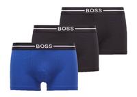 Hugo Boss boxershorts 3-pack blauw-zwart