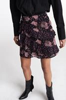 Alix The Label 2108255089 woven flower paisley ruffled skirt